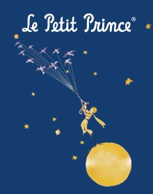 Тетрадь Маленький принц. синяя. полет (48 л., клетка)