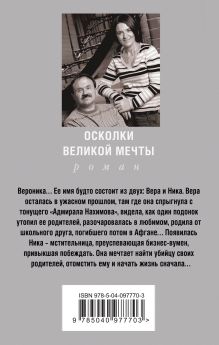 Обложка сзади Осколки великой мечты Анна и Сергей Литвиновы
