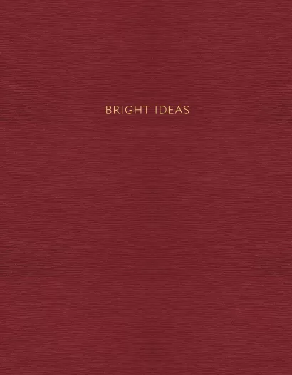 Обложка Bright Ideas (красный) 