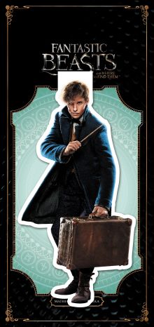 Фигурная магнитная закладка. Ньют Скамандер