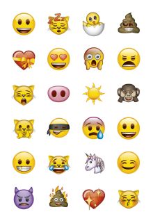 Набор наклеек. Эмодзи (формат А5, в пакете)