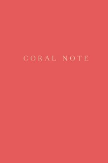 Обложка Coral Note. Блокнот с коралловыми страницами 