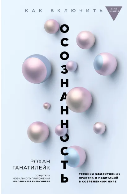 Обложка Как включить осознанность. Техники эффективных практик и медитаций в современном мире. Майндбол Рохан Ганатилейк