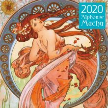 Обложка Альфонс Муха. Календарь настенный на 2020 год (300х300 мм) 