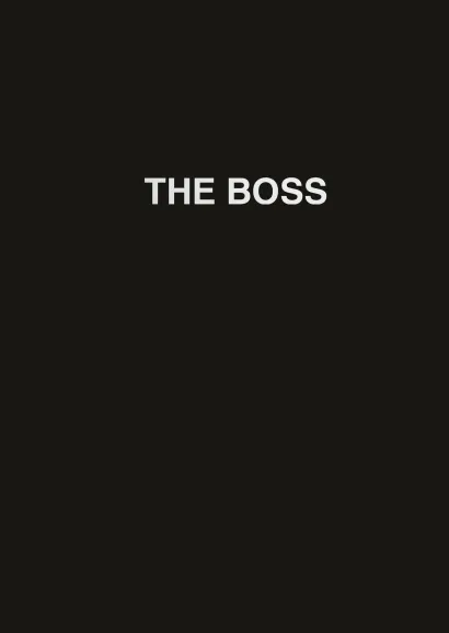 Обложка Ежедневник The boss (черный). А5, твердый переплет на навивке, золотая матовая фольга, 224 стр.