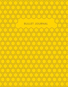 Обложка Bullet Journal (Медовый) 162x210мм, твердая обложка, пружина, блокнот в точку, 120 стр. 