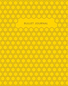Bullet Journal (Медовый) 162x210мм, твердая обложка, пружина, блокнот в точку, 120 стр.