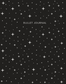 Обложка Bullet Journal (Ночное небо) 162x210мм, твердая обложка, пружина, блокнот в точку, 120 стр. 