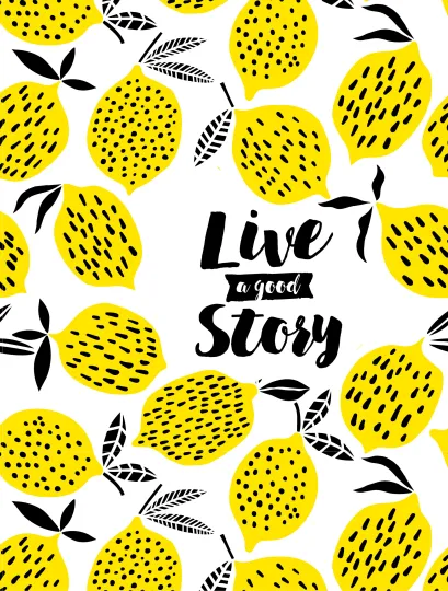 Обложка Лимоны. Тетрадь общая (А5, 48 л., накидка) 