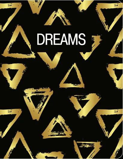 Обложка Dreams. Тетрадь студенческая (В5, зол. фольга, 40 л.) 