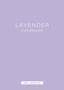 Lavender notebook. Тетрадь (А4, 40 л.)