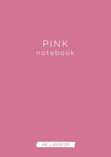 Обложка Pink notebook. Тетрадь (А4, 40 л.) 