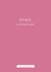 Pink notebook. Тетрадь (А4, 40 л.)