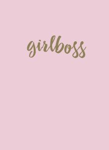 Обложка Girlboss. Тетрадь (B5, 40 л., золотая фольга) 