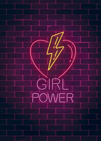 Обложка Girl Power. Тетрадь общая (А5, 48 л., накидки, клетка-стандарт) 