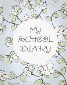 Дневник школьный. Цветы (А5, 48 л., прошитый цветной ниткой)