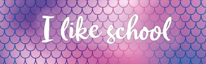 Обложка Пенал блестящий. I like school 