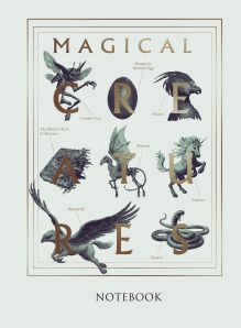Фантастические твари. Блокнот (B5, 32 л., прошитый цветными нитками, тиснение фольгой)