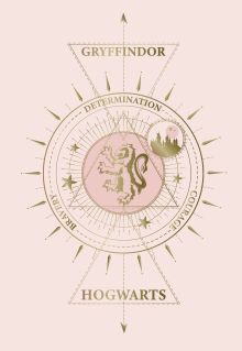 Гриффиндор. Блокнот (А5, 32 л., прошитый цветными нитками, тиснение фольгой)