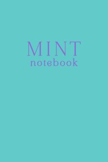 Mint notebook. Блокнот (А5, 32 л., прошитый цветными нитками, тиснение фольгой)