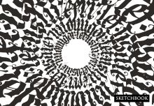 Скетчбук. Леттеринг как искусство (формат А5, 128 стр, открытый корешок, бумага слоновая кость)