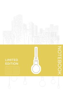 Есть идея! Блокнот из экокожи, объемное тиснение фольгой, А5, бумага слоновая кость