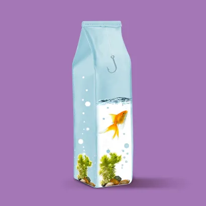 Обложка Аквариум. Пенал с молнией 