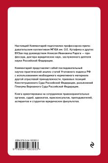 Обложка сзади Постатейный комментарий к Уголовному кодексу РФ. 2-е издание, исправленное и дополненное Рарог А.И.