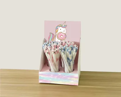 Обложка Единорожка. Фигурная ручка (гелевая) 