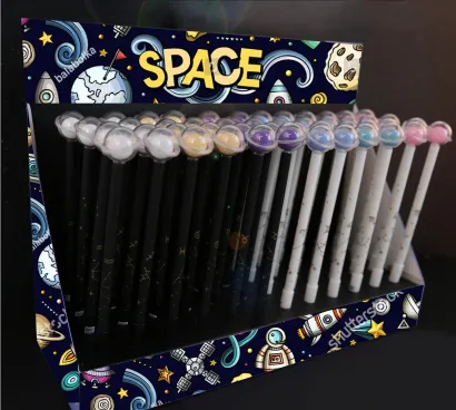 Обложка Космос. Фигурная ручка (гелевая)