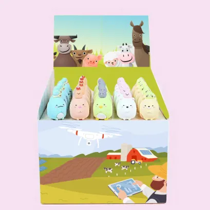 Обложка Корейская ферма. Фигурная ручка (гелевая) 