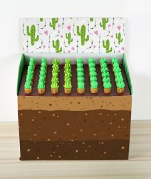 Кактус. Фигурная ручка (гелевая)