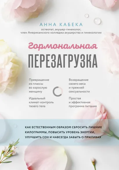 Обложка Гормональная перезагрузка. Как естественным образом сбросить лишние килограммы, повысить уровень энергии, улучшить сон и навсегда забыть о приливах Анна Кабека