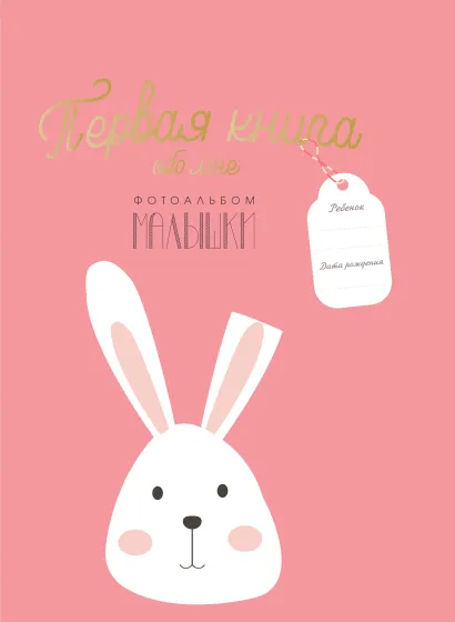 Обложка Первая книга обо мне. Фотоальбом малышки 