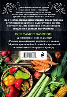 Обложка сзади Шпаргалка садовода-огородника. Все самое важное в таблицах Анна Белякова