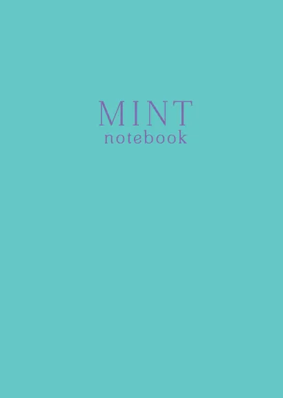 Обложка Mint notebook. Тетрадь (А4, 40 л., клетка-стандарт) 