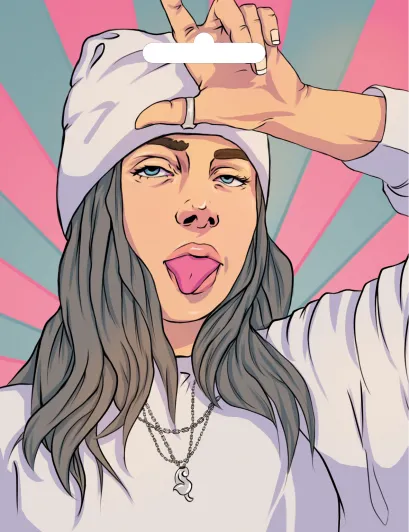 Обложка Набор значков. Billie Eilish 