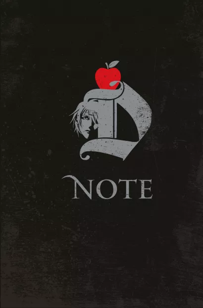 Обложка D Note. Магический артефакт из мира манги 