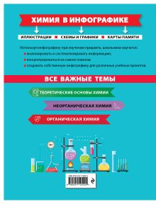Обложка сзади Химия в инфографике О. В. Лаптева, Т. А. Жуляева