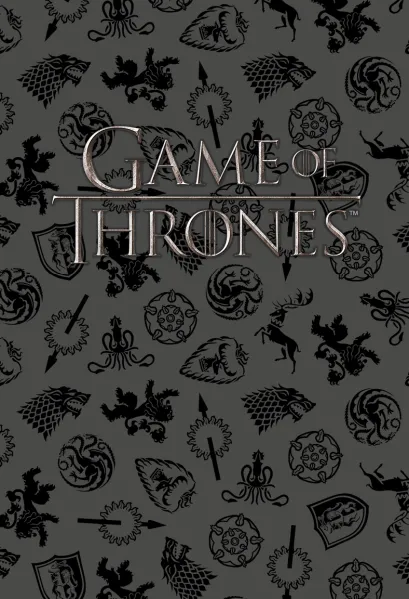 Обложка Игра Престолов. Обложка для паспорта (Черная) 