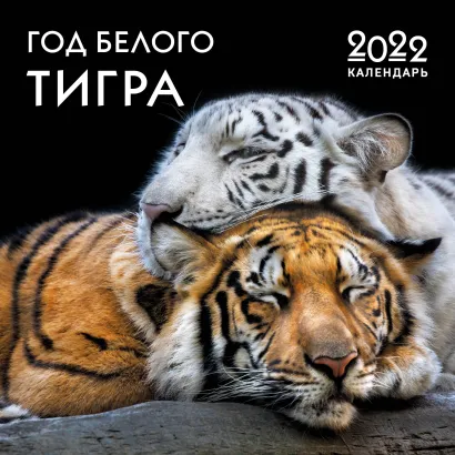 Обложка Год белого тигра. Календарь настенный на 2022 год (300х300 мм) 