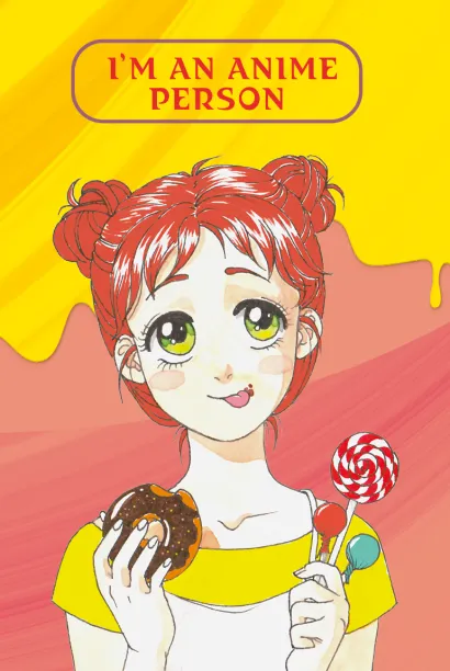 Обложка Обложка для паспорта. I'm an anime person 