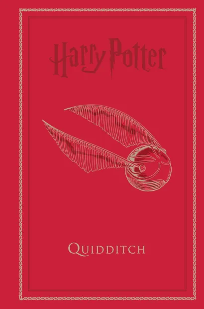 Обложка Блокнот. Гарри Поттер. Золотой снитч (А5, 192 стр, цветной блок, обложка из белой кожи с золотым тиснением) 