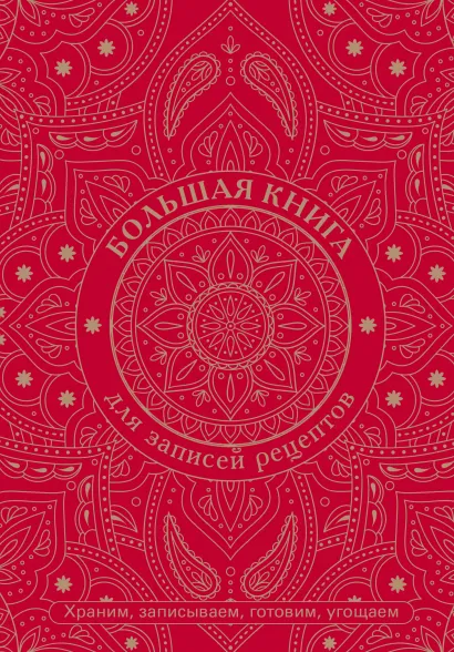 Обложка Большая книга для записей рецептов. Храним, записываем, готовим, угощаем 
