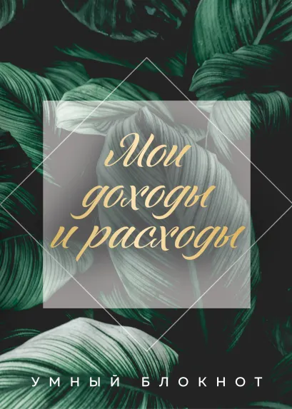 Обложка Мои доходы и расходы 2.0. Умный блокнот. Большой CashBook (оф.1) 