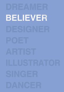 Ежедневник Believer (лазурный). А5, твердый переплет, блинтовое тиснение, полусупер, 224 стр.