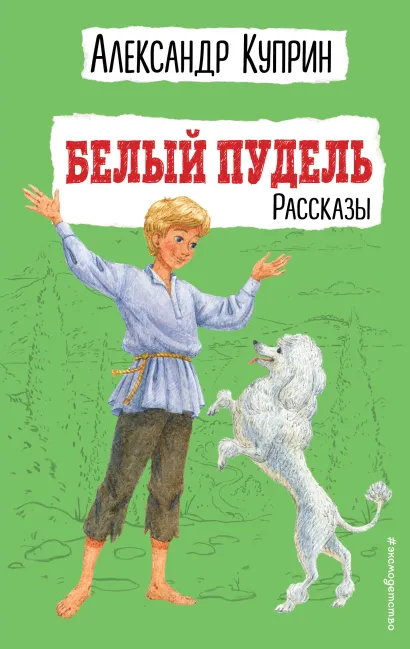 Обложка Белый пудель. Рассказы (ил. Н. Воробьевой) А. И. Куприн