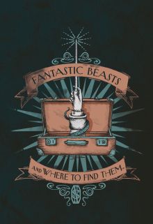 Обложка для паспорта. Фантастические твари. Чемодан
