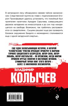Обложка сзади Тайна в черной рамке Владимир Колычев