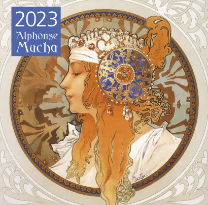 Обложка Альфонс Муха. Календарь настенный на 2023 год (300х300 мм) 
